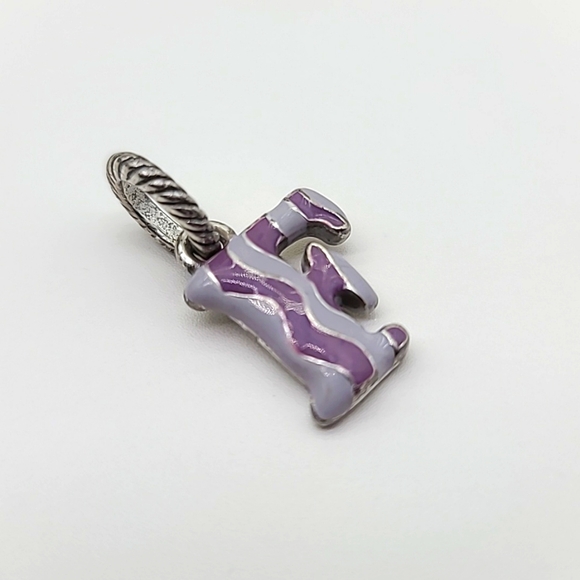 Brighton "ENAMEL ALPHABET" Charm Letter "F" Sold-out Online at Brighton! - Picture 3 of 10